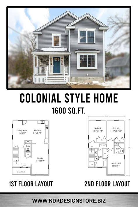 Small Colonial House Plans For The Modern Homeowner - House Plans