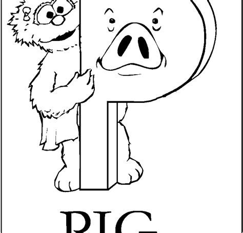 Free Sesame Street Alphabet Coloring Pages, Download Free Sesame Street ...