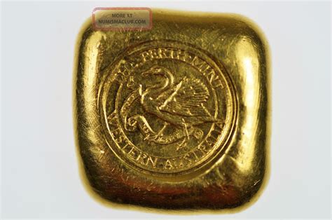 Perth 1 Troy Ounce 9999 Fine Gold Cast Bullion Bar