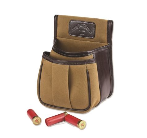 CANVAS & LEATHER TRAP & SKEET POUCH: Rifle Accessories | Galco Gunleather