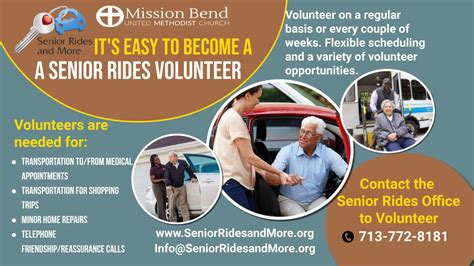 Senior Rides Volunteer - Mission Bend United Methodist