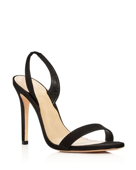 Schutz Suede Women's Luriane Slingback High - Heel Sandals in Black ...