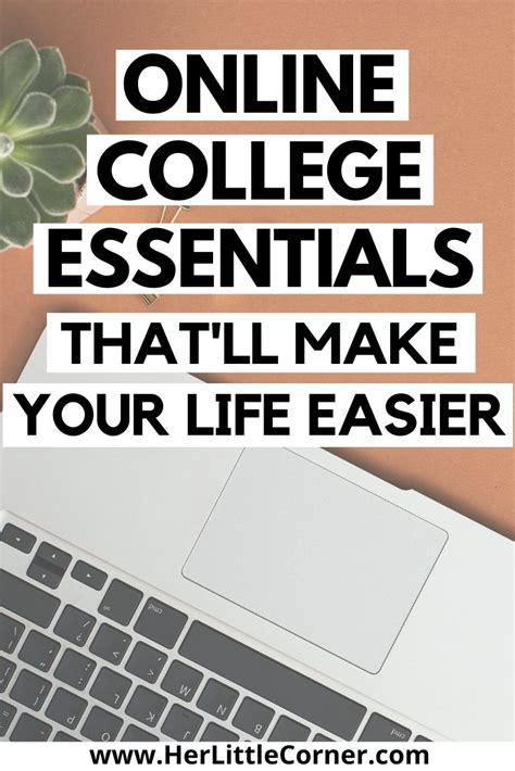 Online College Essentials To Make College Life Easier in 2020 | College ...