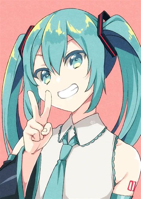 Miku peace sign - Anime Waifu | Miku, Anime, Peace sign drawing