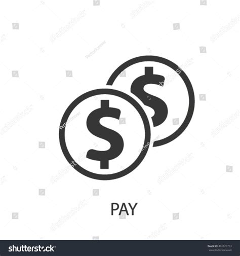 Pay Icon Stock Vector (Royalty Free) 401826763 | Shutterstock