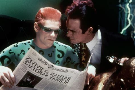 Tommy Lee Jones Served His 'Batman Forever' Costar Jim Carrey One of ...