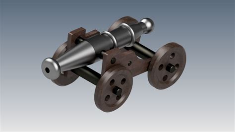 Cannon Tank | 3D CAD Model Library | GrabCAD