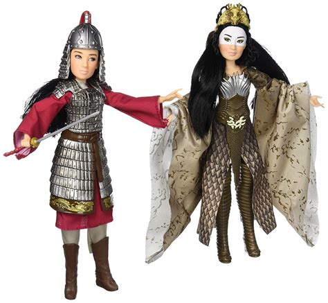 First images: Disney Mulan live action movie 2020 doll set Mulan & Xianniang from Hasbro ...