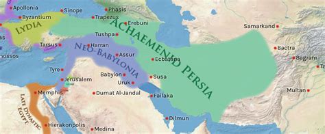 Achaemenid Empire Map – Kam Austine