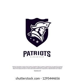 Patriots Logo Design Vector Head Patriots Stock Vector (Royalty Free ...