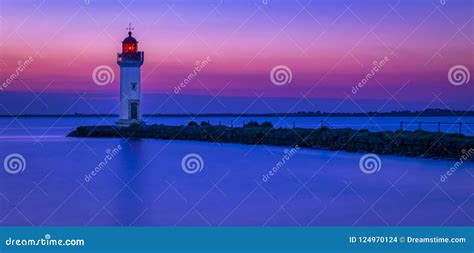 Sunrise on a lighthouse stock photo. Image of nbeautiful - 124970124