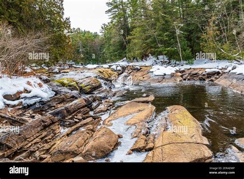 Muskoka Falls and Bracebrige Conservation Area Algonquin Highlands Bracebridge Ontario Canada in ...