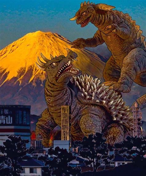 [100+] Godzilla Vs Anguirus Wallpapers | Wallpapers.com