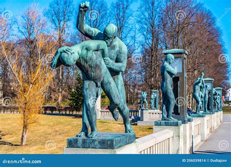 Detail of Statue at Vigeland Park in Oslo, Norway Editorial Stock Image - Image of artwork ...