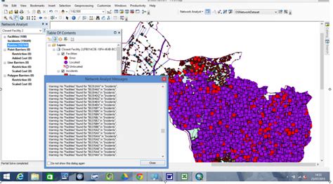 arcgis desktop - Running network analyst for closest facility anaysis ...