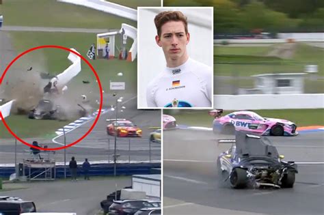 Michael Schumacher's nephew breaks spine in fireball crash