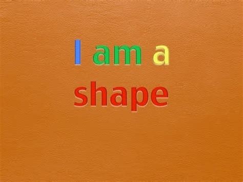 I am a shape - YouTube