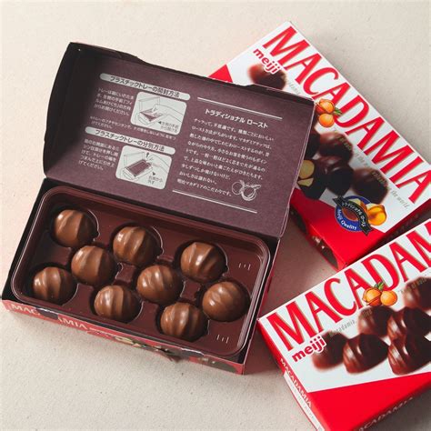 MEIJI Macadamia Nuts Chocolate 9pcs - Made in Japan - OCHASKI.COM