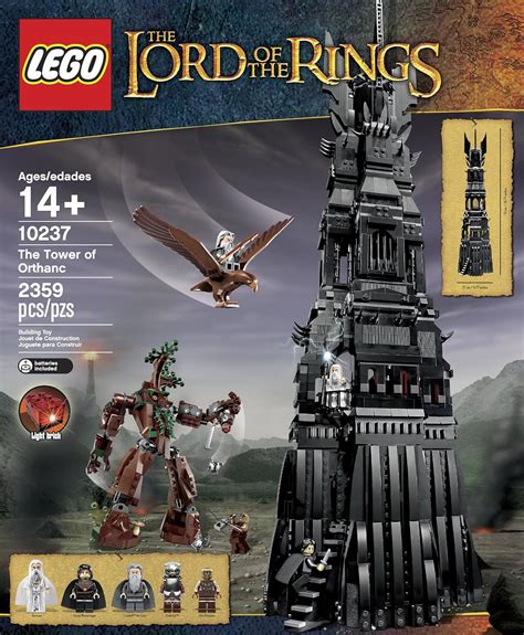 Lego Set Lord of The Rings Tower of Orthanc Building Toy Figures Set LOTR 2359pc 673419191951 | eBay