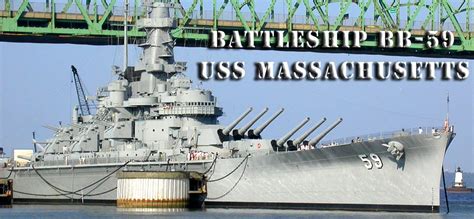 Battleship USS Massachusetts BB-59 at Battleship Cove Naval Museum ...