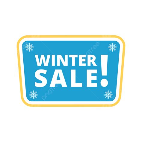 Winter Sale Offer Badge Discount Vector, Winter Sale, Badge, Tags PNG and Vector with ...