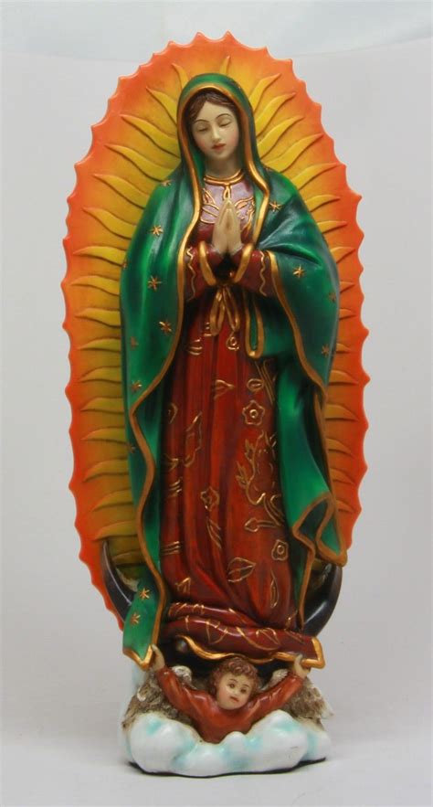 Our Lady of Guadalupe statue Lady Guadalupe, Virgin Of Guadalupe, La ...