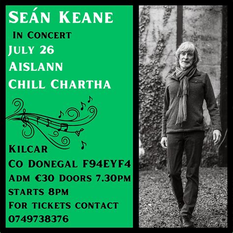 Seán Keane 2024 - Áislainn Chill Chartha - Co. Donegal | SeanKeane