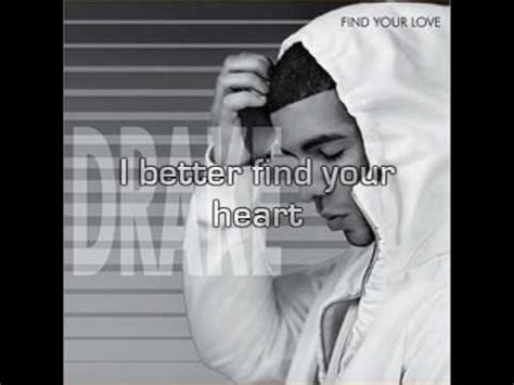 Find Your Love - Drake Lyrics - YouTube