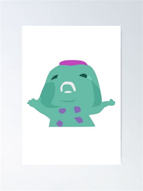 "Screaming Bibble Meme" Poster by popfunbubblegum | Redbubble