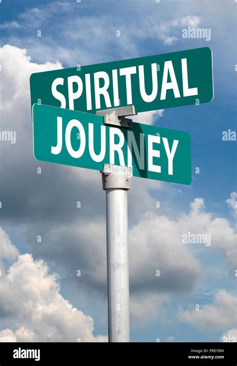 spiritual journey sign Stock Photo - Alamy