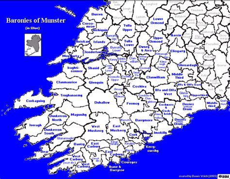 Munster Map Regional City - Map of Ireland City Regional Political