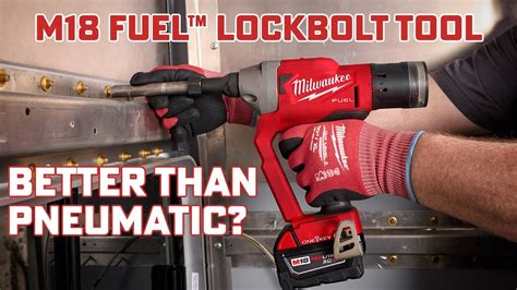 Milwaukee M18 FUEL Lockbolt Tool 2661-20 - PIPELINE New Release - YouTube