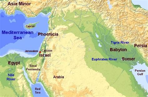 The Fertile Crescent region (area shaded green) of the ancient Middle... | Download Scientific ...