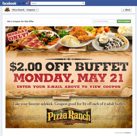 Pizza Ranch Buffet Printable Coupons