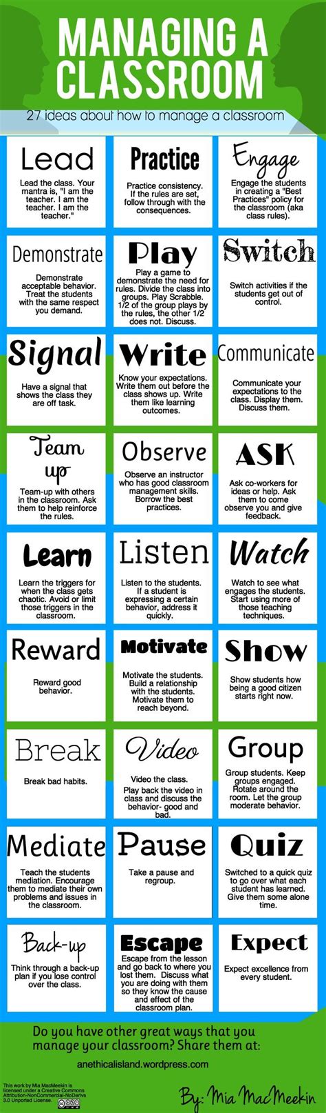 27 ideas for classroom management | Classroom: Management | Pinterest