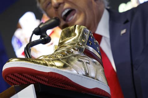 Trump Hawks Gold, Self-Branded $399 Sneaker as Legal Fees Mount - Bloomberg