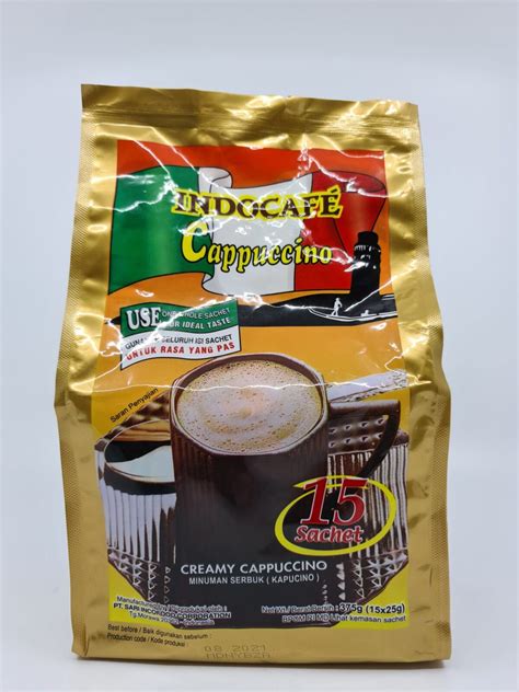 Indocafe 5 in 1 Instant Coffee - Cappuccino | Toko Indonesia