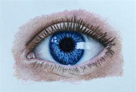 How To Draw Eyes With Colored Pencils Step By Step - Draw-level