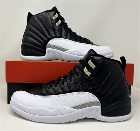 Nike Air Jordan Retro XII 12 Playoffs 2022 Black White Men's Size 11 ...