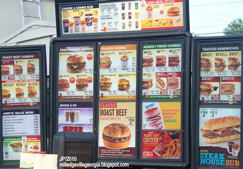 All You Need: Arbys Menu