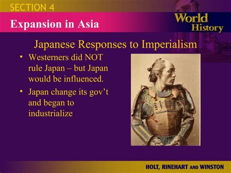 Lesson Four - Imperialism in Asia