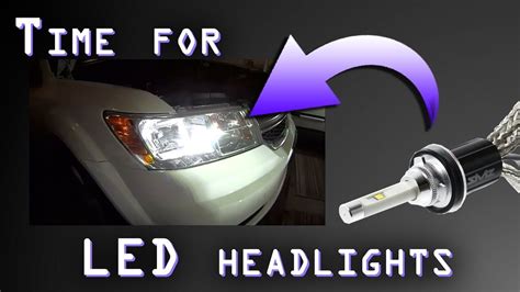 Upgrade ANY Car DIY: LED Headlight Bulb Install. Bright, White, Safe ...