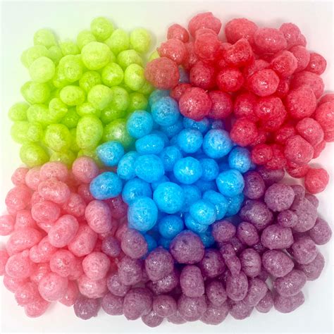 Freeze Dried Candy Puffs made with Jolly Ranchers - Freeze Dried Candy