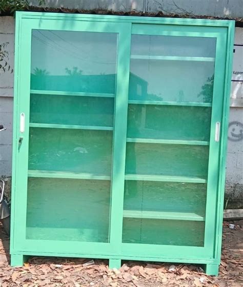 CRC Sheet Heavy duty industrial storage sliding glass door cabinet, 10 Shelves at Rs 34500/piece ...