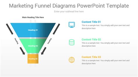 Marketing Funnel Diagrams PowerPoint Template | CiloArt