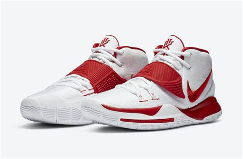 Nike Kyrie 6 White University Red CZ4938-100 Release Date - SBD