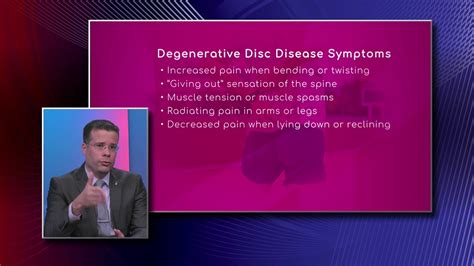 Symptoms of Degenerative Disc Disease - YouTube