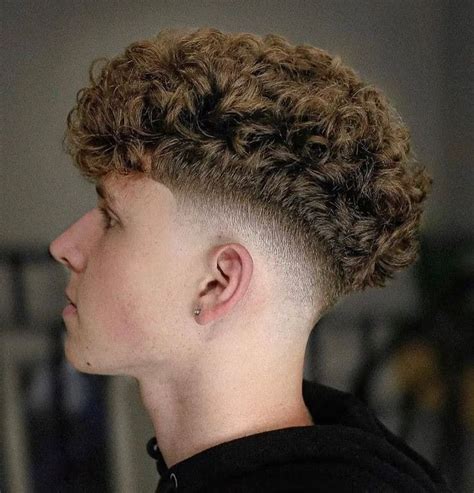 Curly Fade Edgar Cut Low Fade Curly Hair, Fade Haircut Curly Hair, Taper Fade Haircut, Curly ...