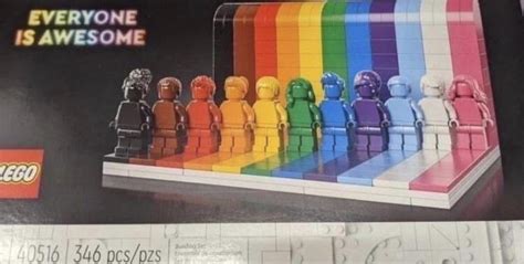 LEGO 40516 'Everyone Is Awesome' Set With 11 Monochrome Minifigures Leaked Ahead Of Pride Month ...