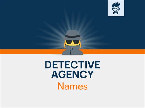 2200+ Catchy Detective Agency Names Ideas - BrandBoy